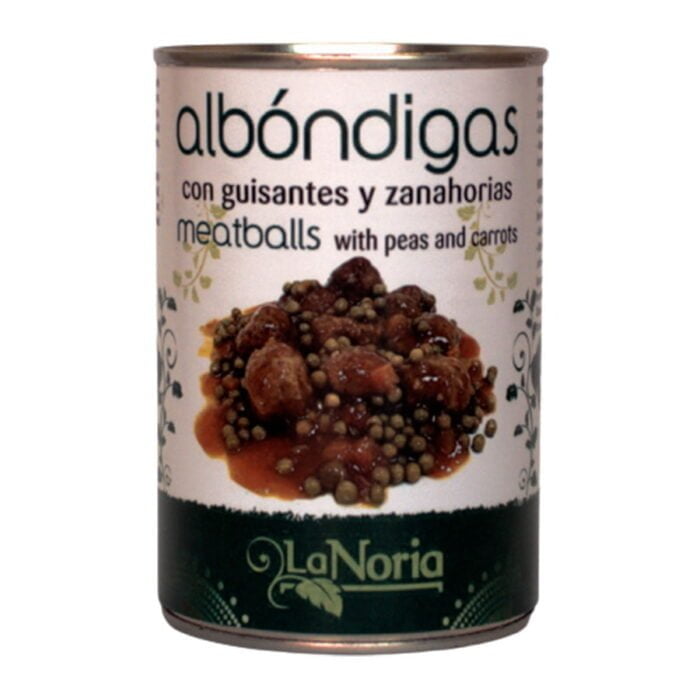 Albondigas con guisantes 500 gr – LA NORIA