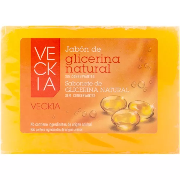 Jabón de glicerina natural en pastilla unidad 125 g