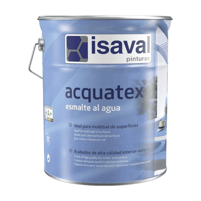 esmalte al agua isaval