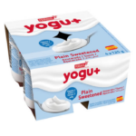 Yogurt Natural de Vasito YOGU+ Blister de 4 unidades de 125grs